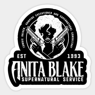 Anita blake Supernatural Service Sticker